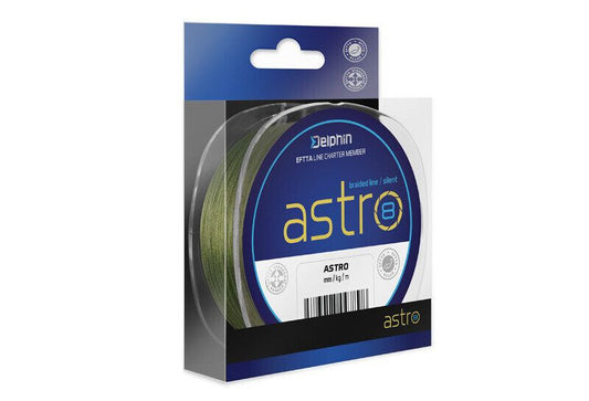 Pītā aukla Delphin ASTRO 8 green