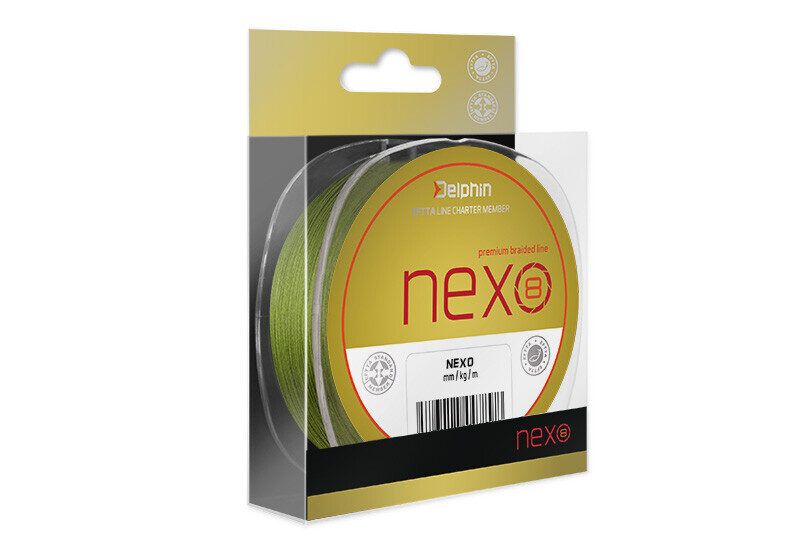 Pītā aukla Delphin NEXO 8 green