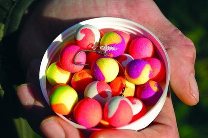 Pop Up Dynamite Two Tone Fluro Strawberry & Coconut Cream 15 mm