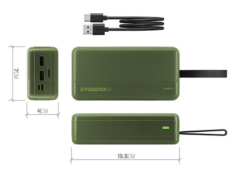 Powerbank Delphin PoweriX / 27 000 mAh
