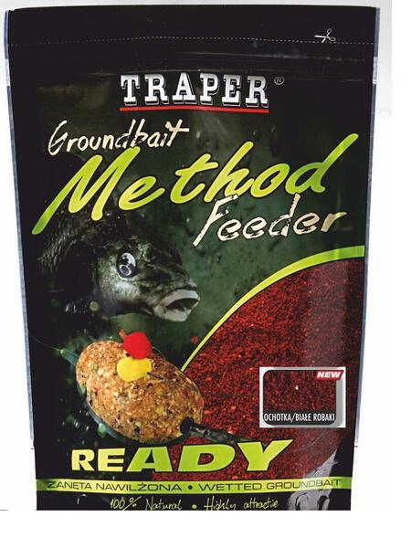 Sööt TRAPER Method Feeder Ready vereussile / vastsele – 750 g