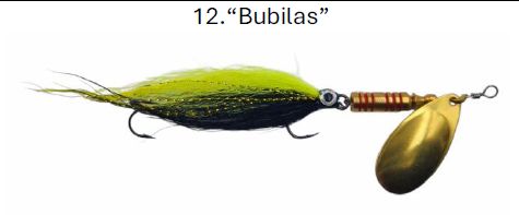 Rotiņš Anglertails 15cm / 12g - Roku darbs / 12. Bubilas