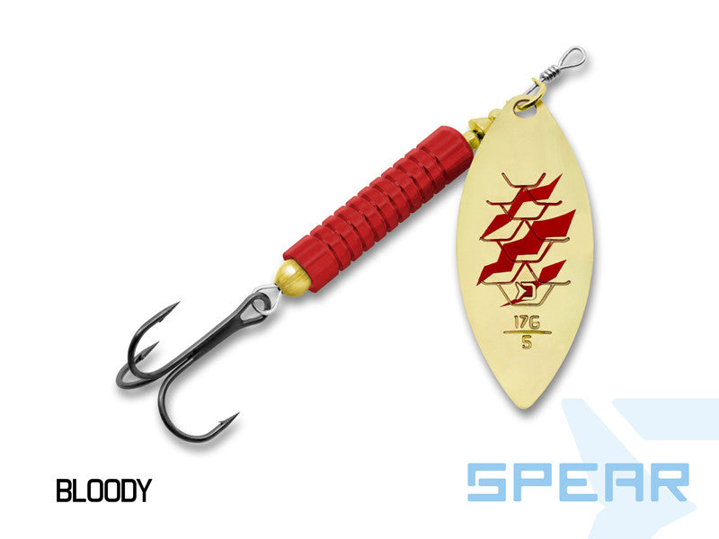 Rotiņš Delphin SPEAR Spinner Bloody