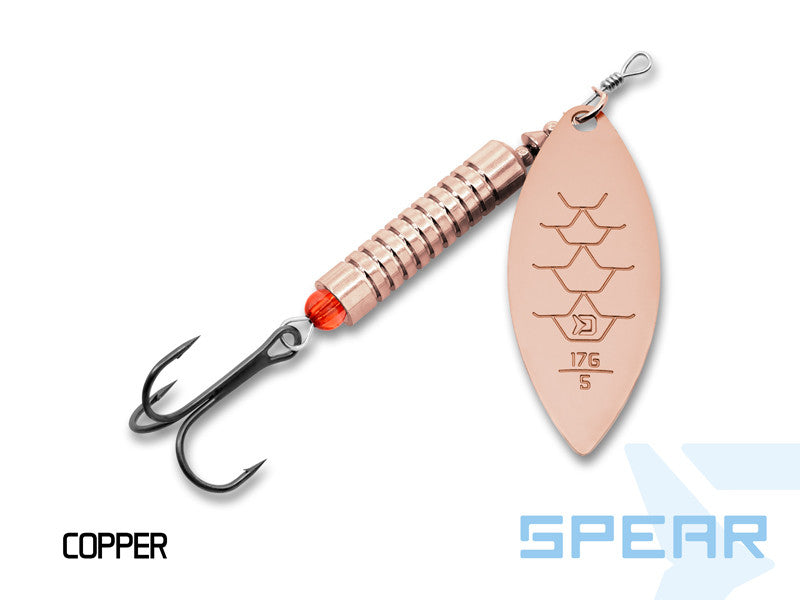 Rotiņš Delphin SPEAR Spinner Copper
