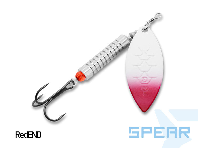Rotiņš Delphin SPEAR Spinner Red End