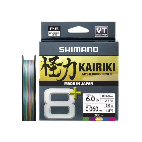 Punutud tamiil Shimano Kairiki 8+ 300m Multi C.