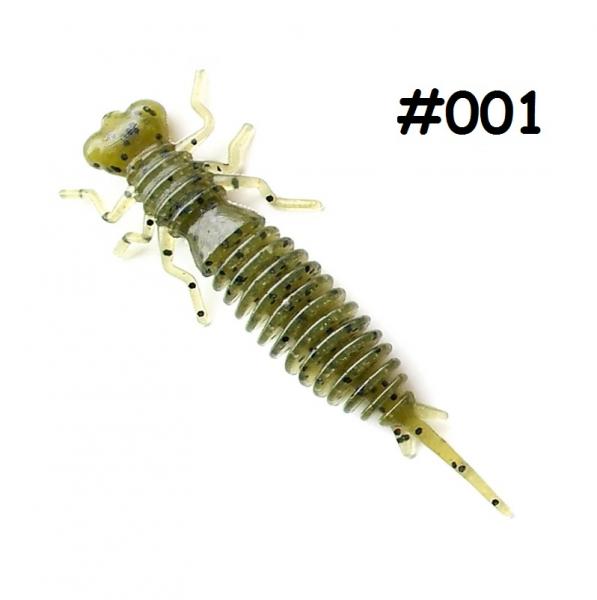 Silikona Mānekļi Fanatik Larva, 1,6'' #001