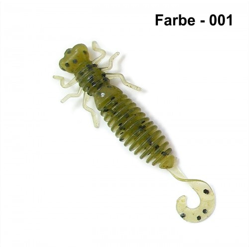 Silikona Mānekļi Fanatik Larva Lux, 1,6" #001