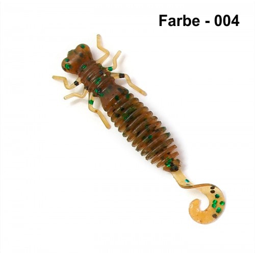 Silikona Mānekļi Fanatik Larva Lux, 1,6" #004