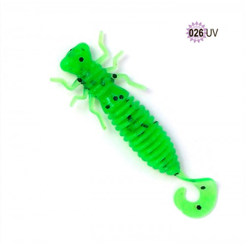 Silikona Mānekļi Fanatik Larva Lux, 1,6" #026
