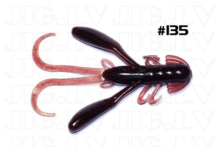 Silikona mānekļi Bait Breath RushCraw 2" #135
