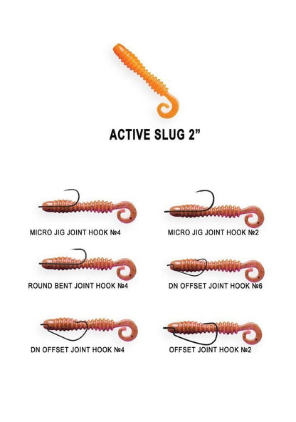 Silikona mānekļi Crazy Fish ACTIVE SLUG 2"