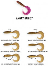 Silikoonlant Crazy Fish ANGRY SPIN 2"