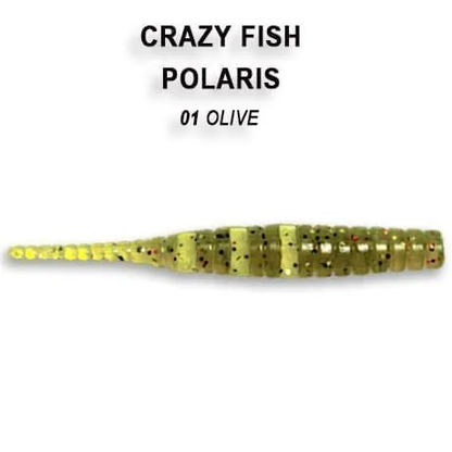 Silikona mānekļi Crazy Fish Polaris 1.8" #1