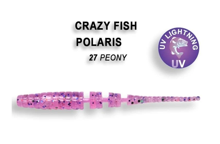 Silikona mānekļi Crazy Fish Polaris 3" #27