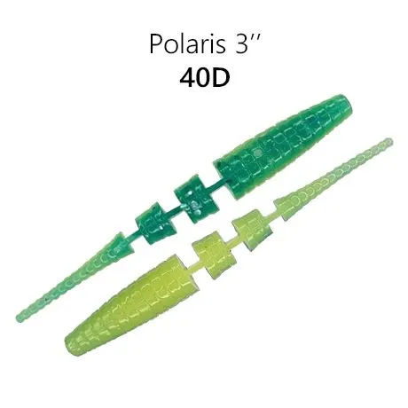 Silikona mānekļi Crazy Fish Polaris 3" #40D