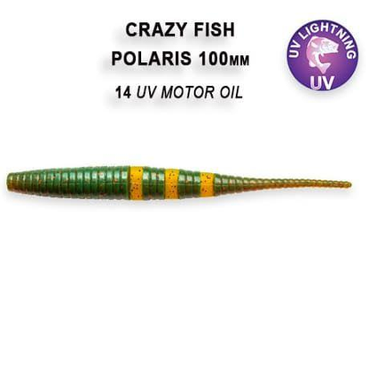 Silikona mānekļi Crazy Fish Polaris 4" #14