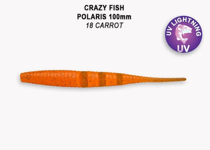 Silikona mānekļi Crazy Fish Polaris 4" #18