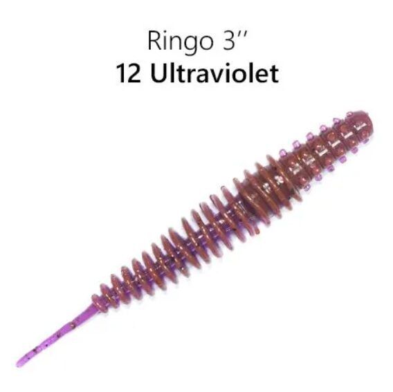 Silikona mānekļi Crazy Fish RINGO 3'' #12