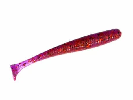 Silikona māneklis Bait Breath FishTail Shad 2.8" Red seed