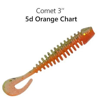 Silikona māneklis Crazy Fish COMET 3''