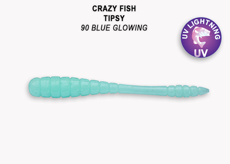 Silikona māneklis Crazy Fish TIPSY 50mm #90