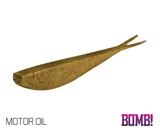 Silikona māneklis Delphin BOMB! D-SHOT | 6,5cm Motor Oil