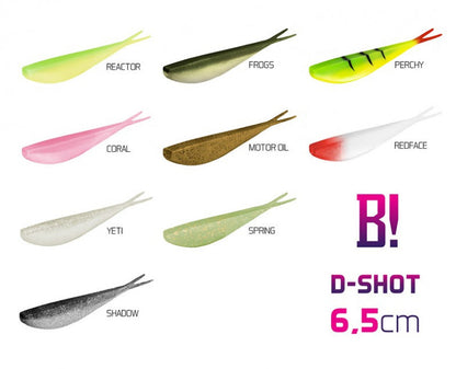 Silikona māneklis Delphin BOMB! D-SHOT | 6,5cm