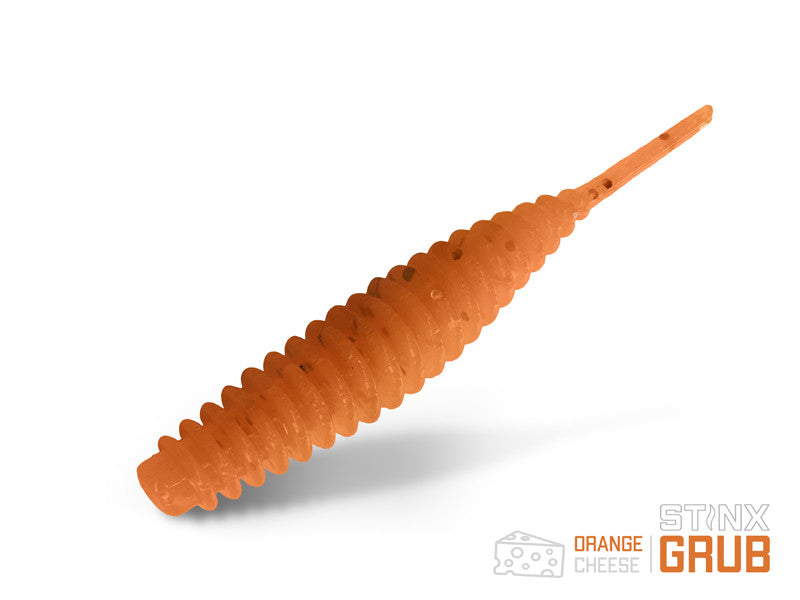 Silikona māneklis Delphin B! StinxGRUB 4cm Orange Cheese