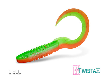 Silikona māneklis Delphin TwistaX Eeltail UVs | 15cm Disco