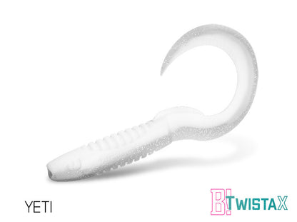Silikona māneklis Delphin TwistaX Eeltail UVs | 15cm Yeti