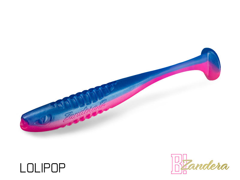 Silikona māneklis Delphin ZANDERA UVs | 10cm LOLIPOP