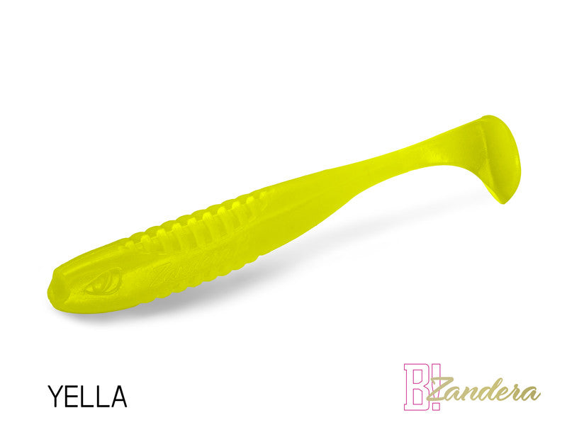 Silikona māneklis Delphin ZANDERA UVs | 10cm YELLA