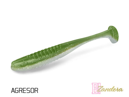 Silikona māneklis Delphin ZANDERA UVs | 15cm Agresor