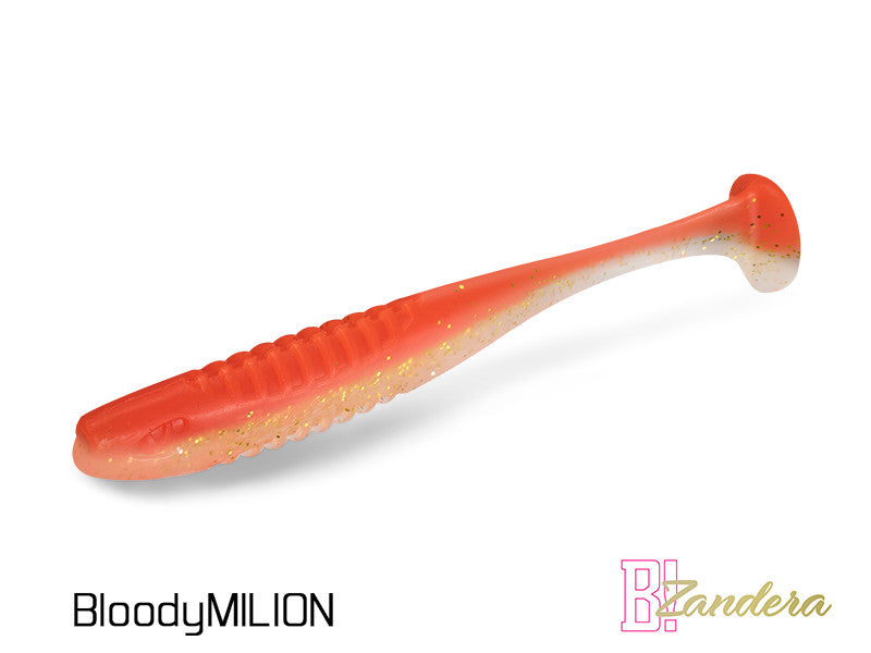 Silikona māneklis Delphin ZANDERA UVs | 15cm Bloody Milion