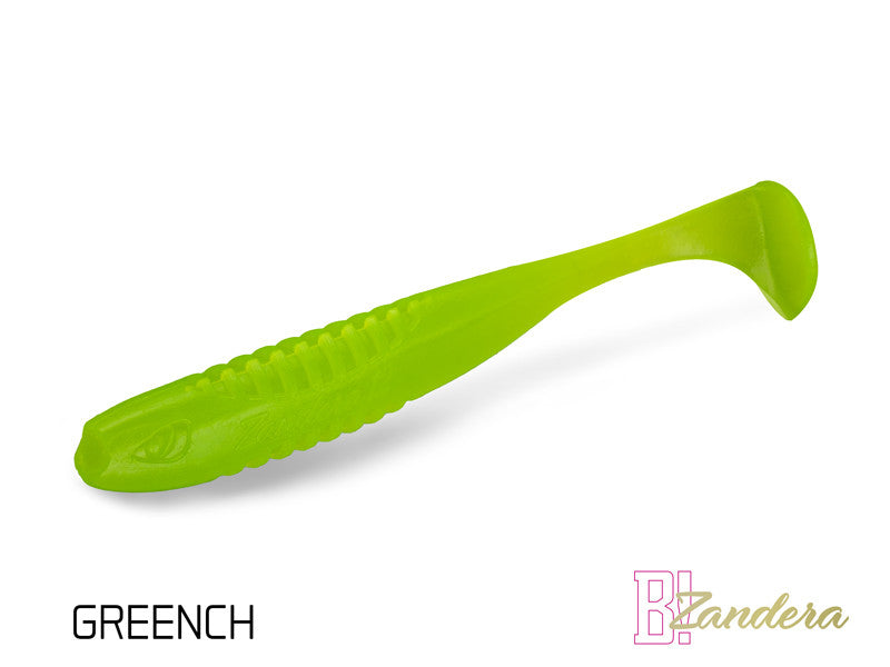Silikona māneklis Delphin ZANDERA UVs | 15cm Greench