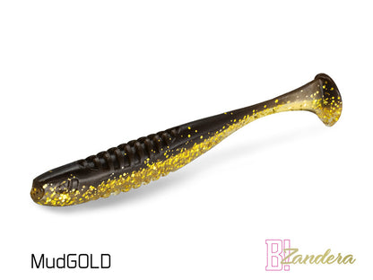 Silikona māneklis Delphin ZANDERA UVs | 15cm MudGOLD