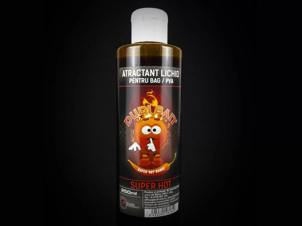 Šķidrums PVA Dudi Bait Aditiv BAG "Super Hot" 250 ml