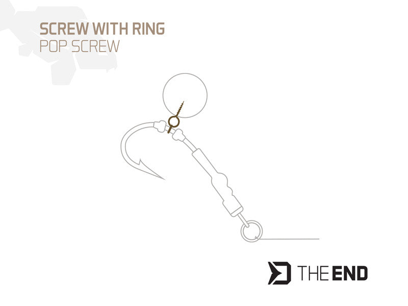 Skrūves Delphin TheEND POP Screw / 15 pcs