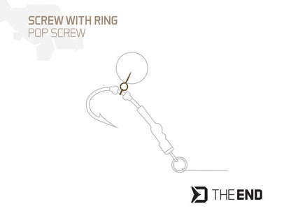 Skrūves Delphin TheEND POP Screw / 15 pcs