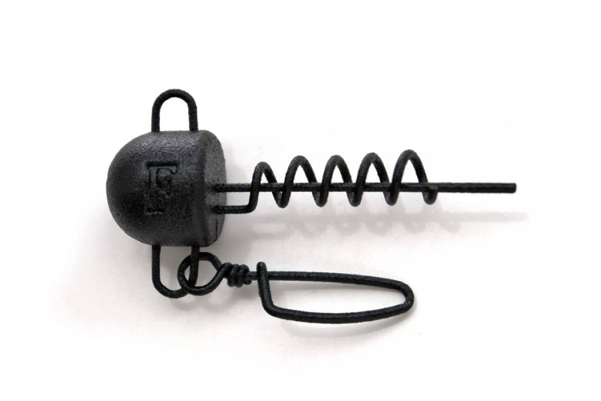Skrūves Fanatik Lead and Screw with Carabiner | 2 Cilpas | Melnas | 2 gab.