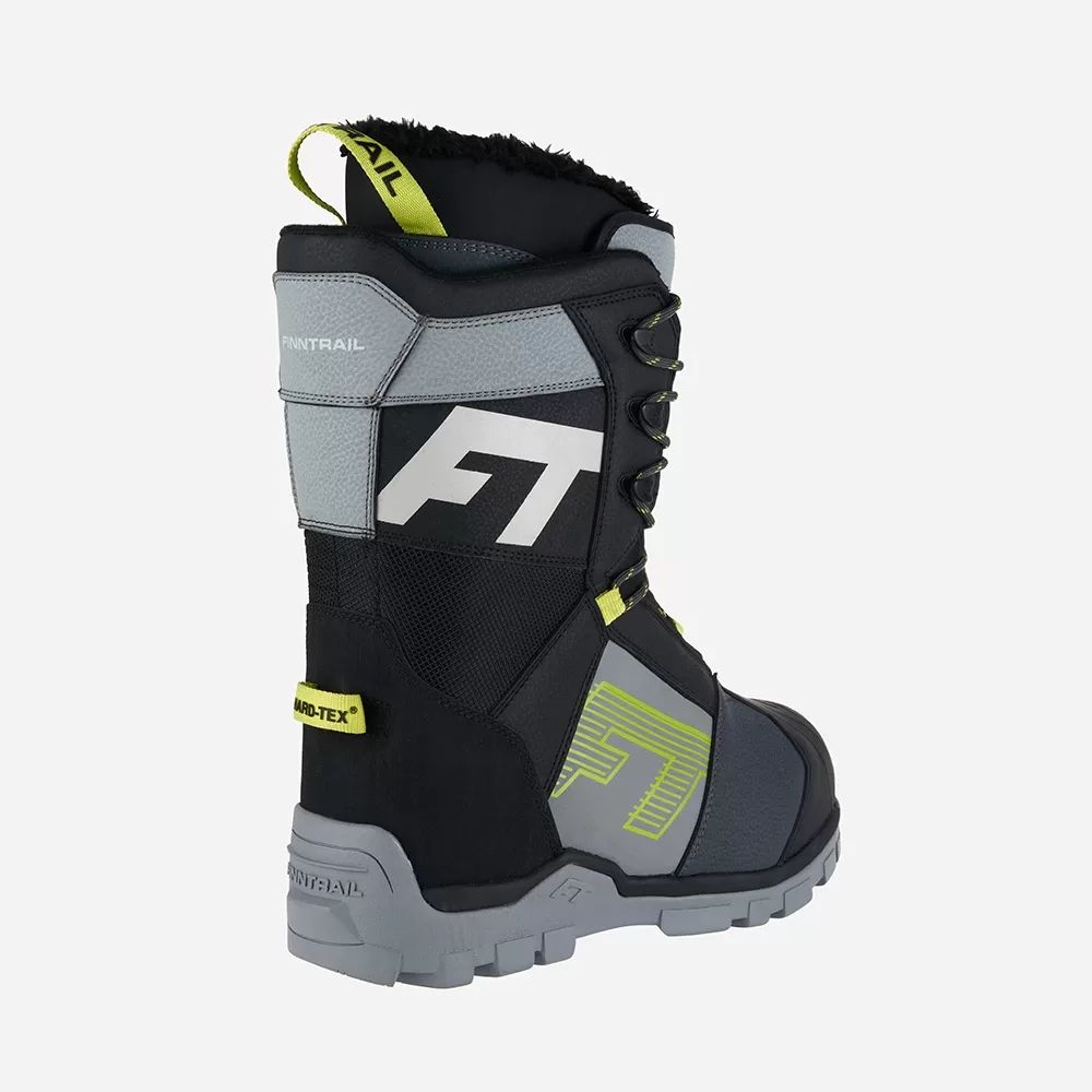 Sniega motociklu zābaki FINNTRAIL BLIZZARD GRAPHITEYELLOW 5226