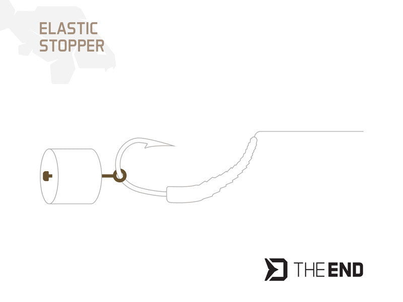 Stoperi Delphin THE END Elastic stopper / 36 pcs