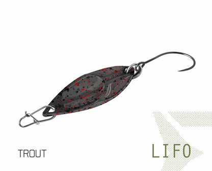 Šūpiņš Delphin LIFO 2.5g Trout