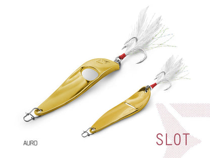Šūpiņš Delphin SLOT 15g #4 Auro