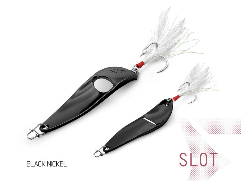Šūpiņš Delphin SLOT 15g #4 Black Nickel