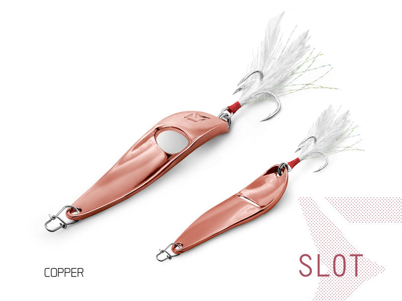 Šūpiņš Delphin SLOT 15g #4 Copper