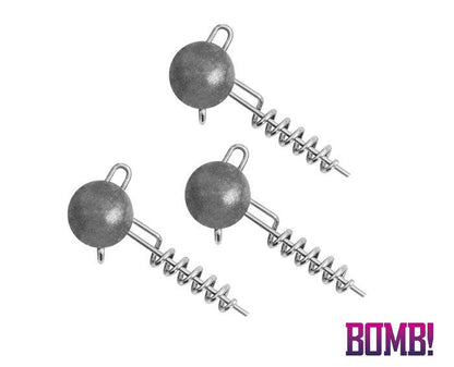 Svina Skrūves Delphin BOMB! Twisto JIGER 3pcs