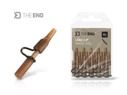 Svina klipsis Delphin HeavyC duty TheEND / 10 pcs