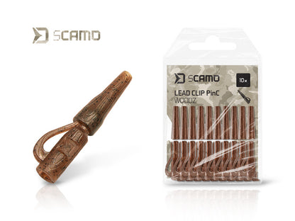 Svina klipsis  Delphin sCAMO PinC WOODZ 10 pcs